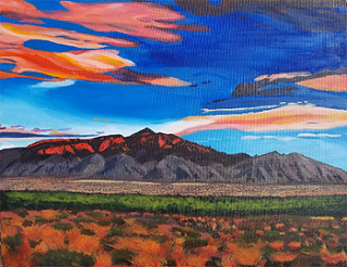 Painted Canvas of Southwestern Mountains